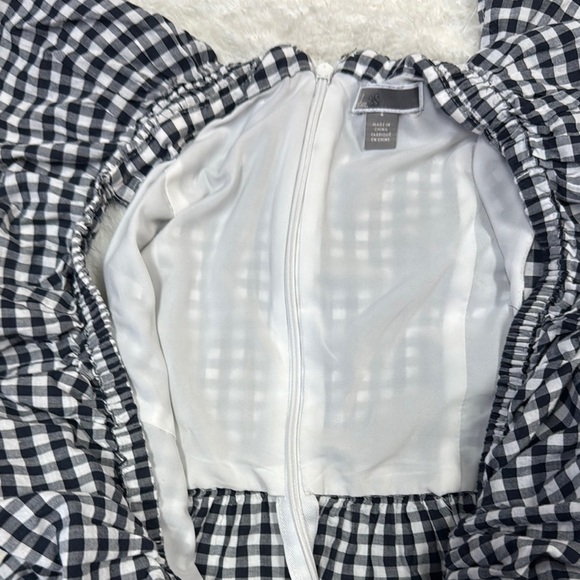 Chelsea28 Blue and White Off-Shoulder Maxi Dress - Picture 5 of 6